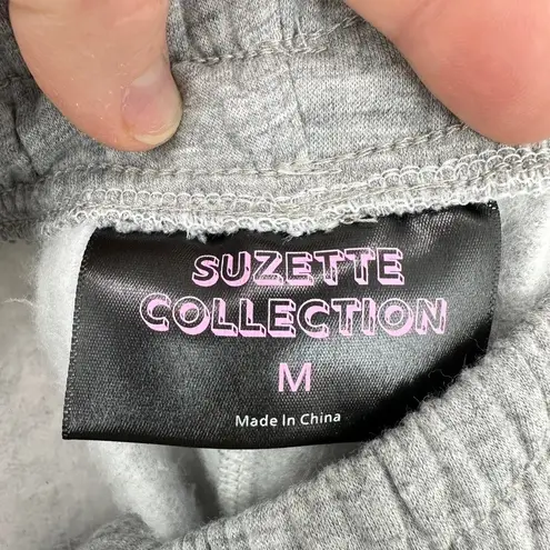 Suzette Collection Women's Shorts Lounge Athletic Comfy Gray Medium