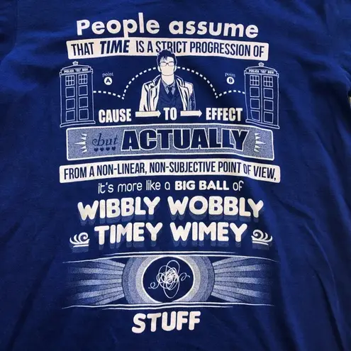 Blue Ladies Doctor Who T SZ S