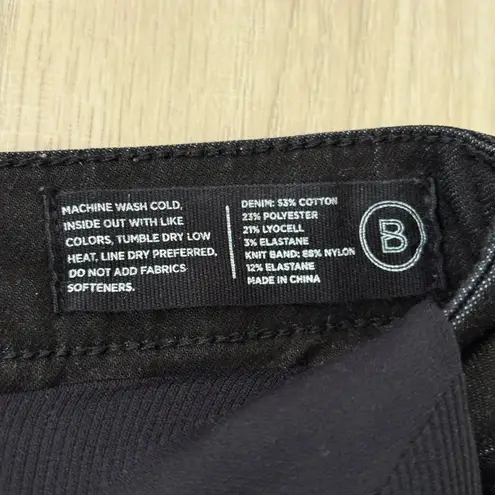 Blanqi Maternity Postpartum Belly Support Jeans | Black Distressed Raw Hem | 4