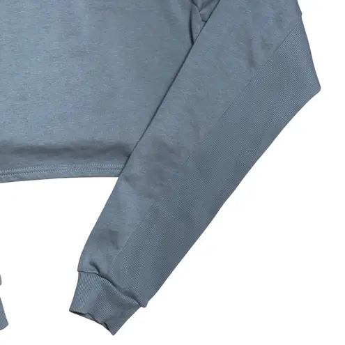 Gymshark  Stone Grey Long Sleeve Cropped Sweater Womens L
