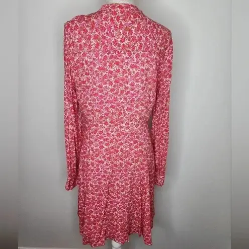 A loves A floral cherry print dress size L rayon