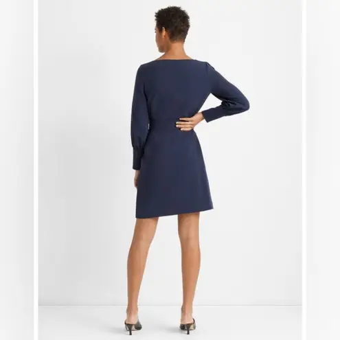 Club Monaco Button Sleeve Dress Robe in Navy/ Bleu Marine Size 2, New w/Tag $269