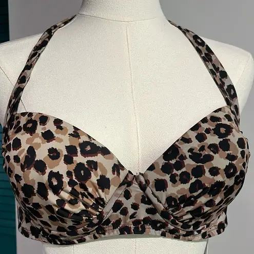 JustFab  NWT leopard print bustier - S ($75)