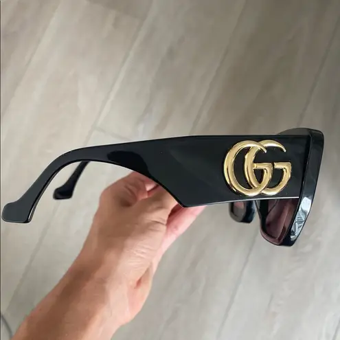 Gucci Geometric Oversized Square Sunglasses, 54mm