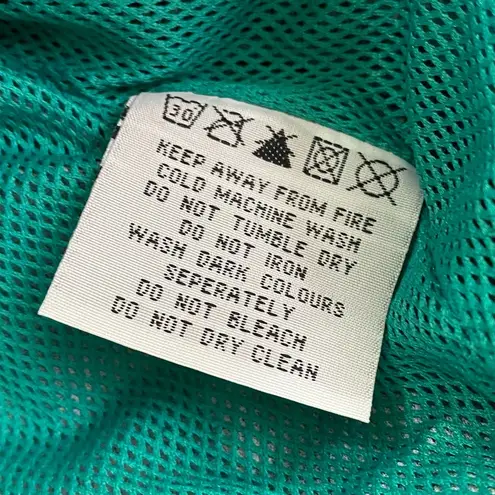 Superdry Japan Multi Zip Black Teal WINDCHEATER Women’s Jacket Size M