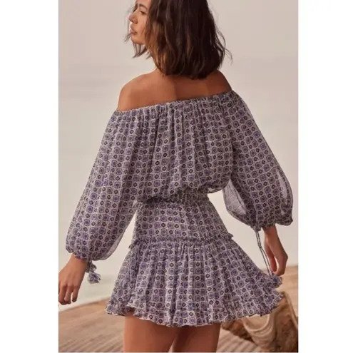 MISA Los Angeles Misa Bohemian Zonia Mini Dress Size Medium NWT Ruffles Flowy Summer Fairy Flirty