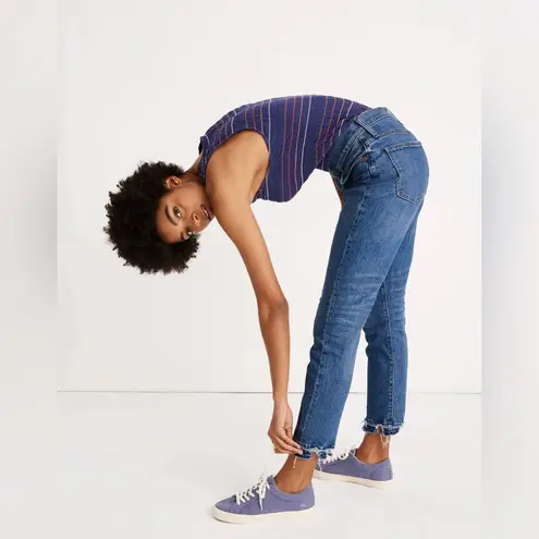 Madewell  The High Rise Slim Crop Boyjean Jeans in Melbourne Wash 24