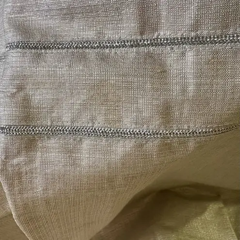 Zac Posen Metallic Linen and Silk Cocktail Mini Dress