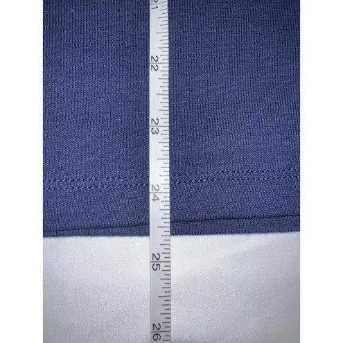 Rafaella Blue Sleeveless Knit Top Stud Detail Casual Solid Pullover Women L