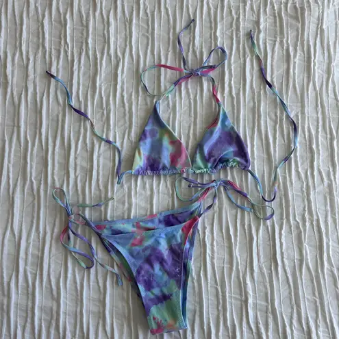 SheIn Tie Dye Bikini