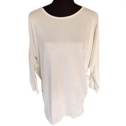 2 Ssoulm Long Sleeve Tunic Tops Black & White Size Large