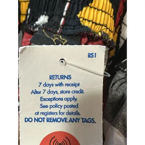 African Print Maxi Skirt Elastic Waist Bold Colors Tribal Ethnic Festive Sz XL