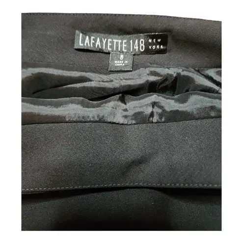 Lafayette 148 New York Virgin Wool Black Mini Skirt Women’s Size: 8