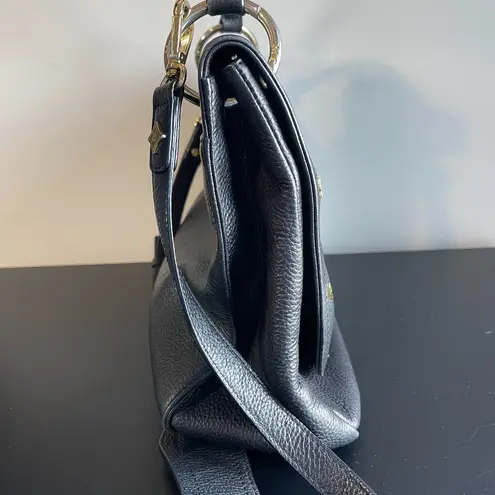 MCM 2- Way Grained Cowhide Leather Bag - Black - Preowned