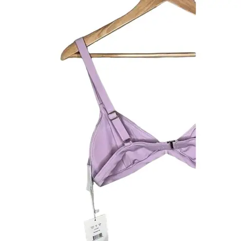 ANDIE NWT  Swim The Caicos Triangle Bikini Top Removable Cups M Lavender #3021