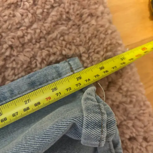 Edikted Y2K Jeans Womens XS Flare Wide Leg Bootcut Mid Rise Light Denim Wash