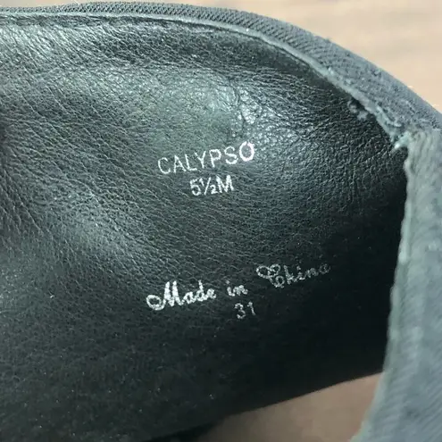 Donald J Pliner 'Calypso' Peep Toe Wedge Sandals Size 5.5M Black