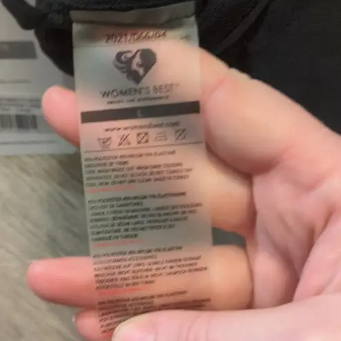 women's best  black move seamless leggings size large