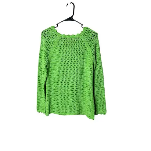 French Laundry Green Knit Sweater Size M