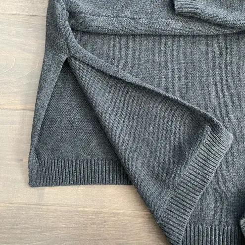 Oak + Fort Oversized Charcoal Gray Knit Shirt