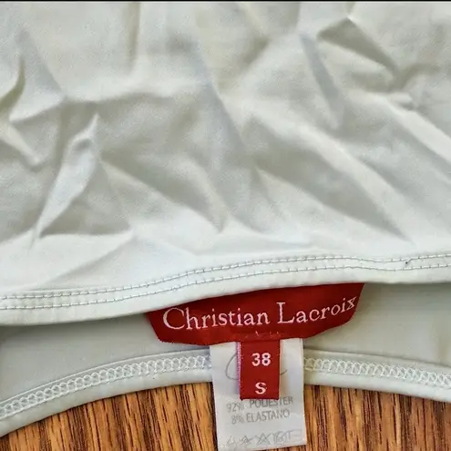 Christian LaCroix Gray Tank Size Small 92% Polyester 8 % Elastino