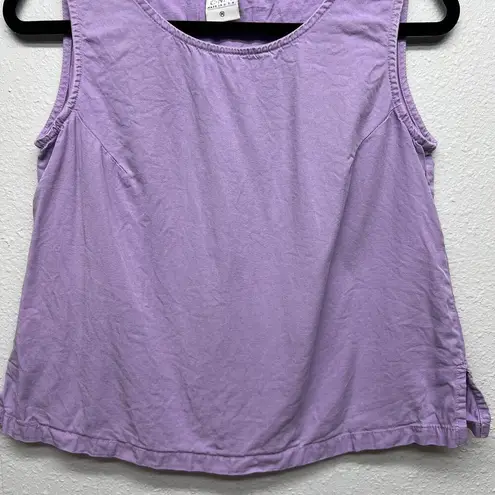 CMC Vintage Lavender Soft Girl Chic Feminine Kawaii Preppy Tank Top Size Small Purple