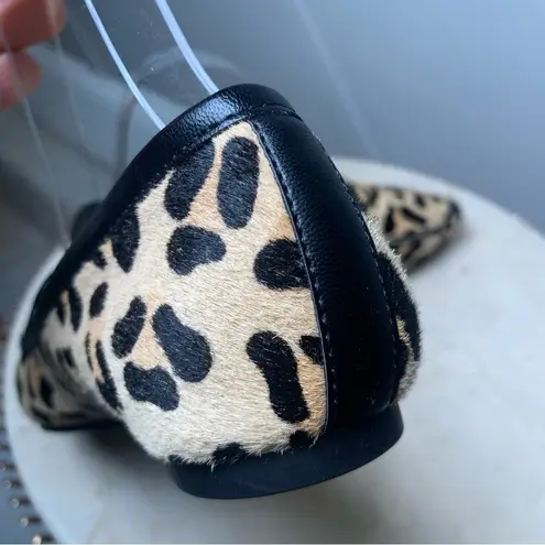 Kelly & Katie Kelly & Kellie Brown Black Animal Print Leather Flat Shoe