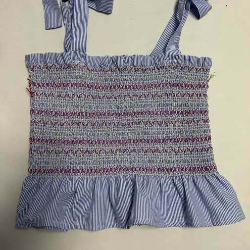 Style Envy Boutique Smoked Tie-Shoulder Tank Top NWOT