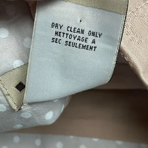 Elevenses Womens Sz 6 Polka Dots Pleated Mini Skirt Side Zip Aline Church Mature