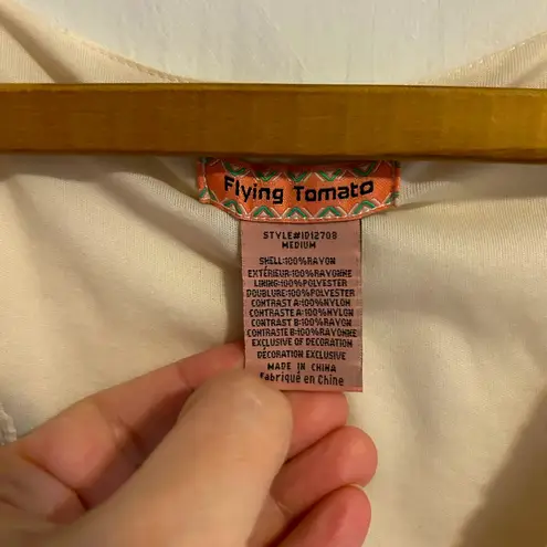 Flying Tomato  maxi dress with lining to just above knee length. Size med…