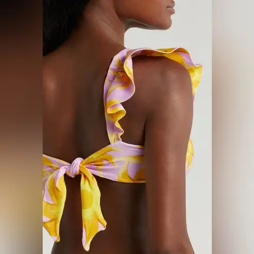 Farm Rio Sunny Side Bandeau Bikini Top, Size Small, $120