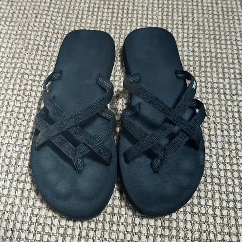 Teva  Black Strap Foam Sandals