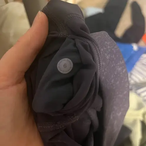 Lululemon  Wunder Under High-Rise Crop 21" Leggings Luxtreme Indigo Spray Blue 6