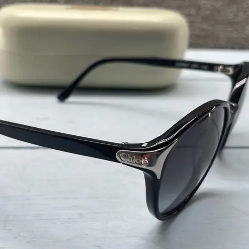 Chloé Chloe Sunglasses Womens Black Frames Dark Lenses Comes Tortoise Style W COA