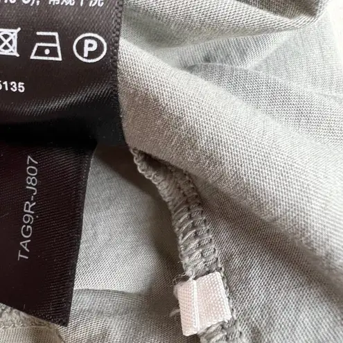 Lafayette 148 Cotton Jersey Modern Long Sleeve Tee Shirt Medium Green FAB#J807