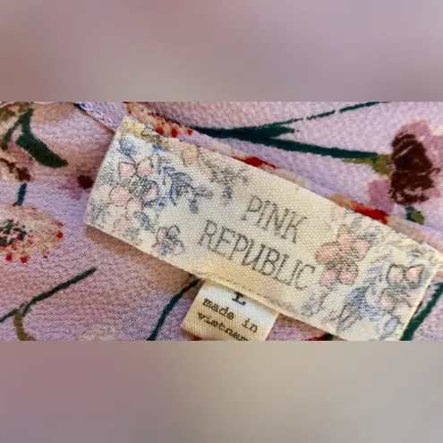 Pink republic Floral Print Women's Top - Blush/Lilac, Size L