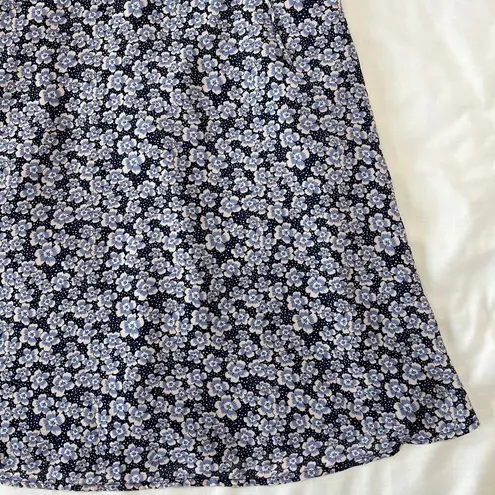 Essue E.Ssue Women's Medium Blue Floral Prairie Mini Dress Spring