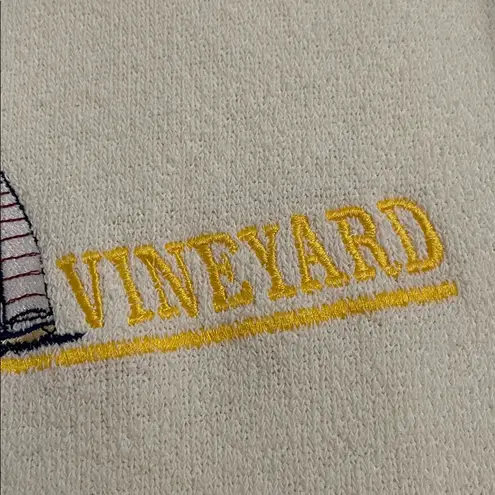 ESY Sport Wear VTG 90s Martha's Vineyard Yellow Sweatshirt Adult Size XL USA