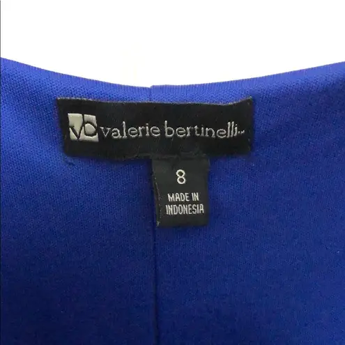 Valerie Bertinelli Blue Asymmetrical Dress