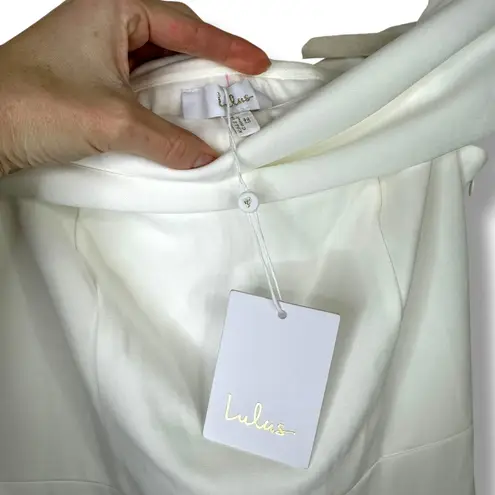 Lulus Bridal NWT Exceptional Romance White Off
