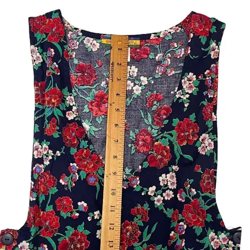 Vintage 80’s 90’s Bryn Connelly Floral Doilie Floral Print Cottage core Dress Size 8