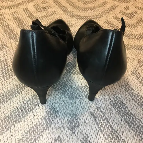 Paul Green Black Lea Nuance Pump Heels Size 9 Criss Cross