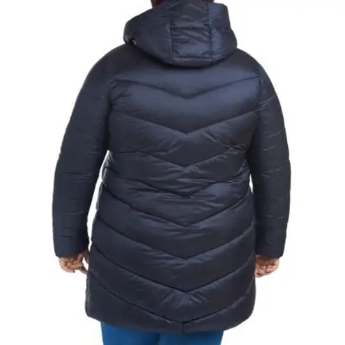 Barbour Coat Orchy Hooded Quilted Navy Winter Puffer Coat Women’s Plus Size 1X