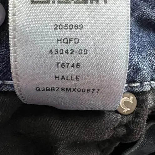 True Religion Women's Halle Big T BIG T Mid Rise Skinny Jean Sz 25 Blue Denim