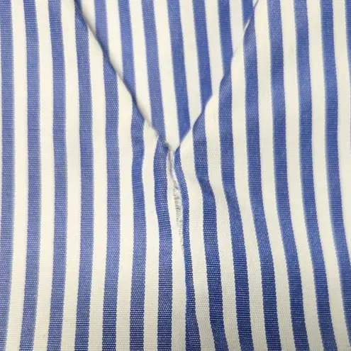 Pomander Place Tuckernuck Addie Blouse Striped Blue Bell Sleeve Tunic Top Small