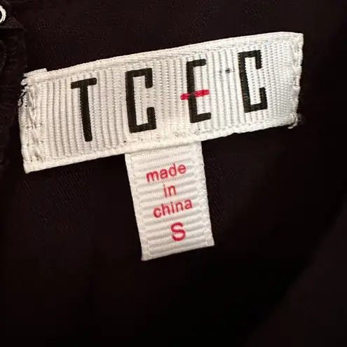 TCEC Sheer Puff Sleeve Babydoll Dress Womens Small Grunge Goth Whimsigoth Witch