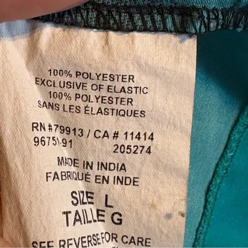 Motherhood Maternity Summer Short Dress Size Large Quarter Zip Lightweight Teal