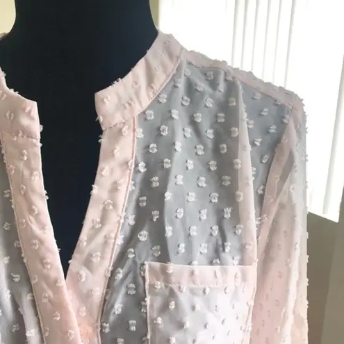 Maison Jules Clip-Dot Utility Button Up Shirt