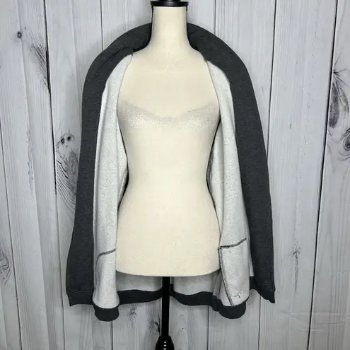 Marled Reunited Clothing Sweatshirt Cardigan Womens Sz L Gray Pockets Open Size L