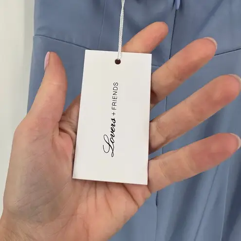 Lovers + Friends  NWT Pelagic Strapless Maxi Dress Gown in Baby Blue‎ Size XS